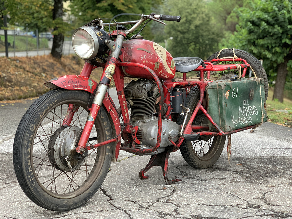 La Ducati 175 del giro del mondo 1957-1958